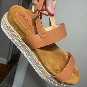 Jessica Carlyle platform sandals